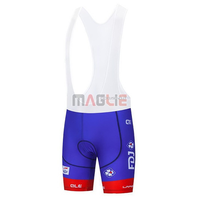 Maglia Groupama-FDJ Manica Corta 2021 Rosso Blu Bianco